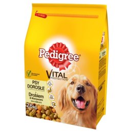 PEDIGREE Adult drób, warzywa 2,6kg [351011]
