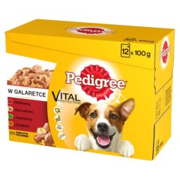 PEDIGREE Adult kur, jag, drób, woł 12x100g [289933]