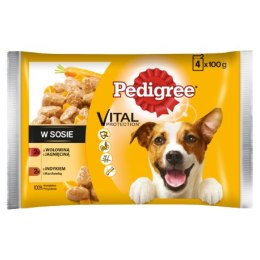 PEDIGREE Adult woł, jagn/indyk, mar 4x100g [348157]