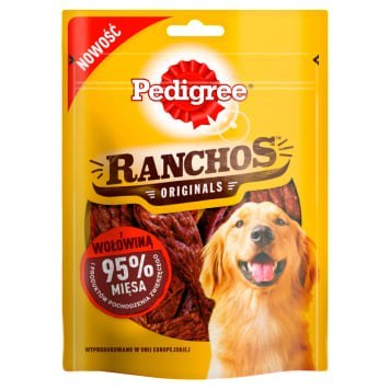 PEDIGREE Ranchos 95% Wołow 70g [393222]
