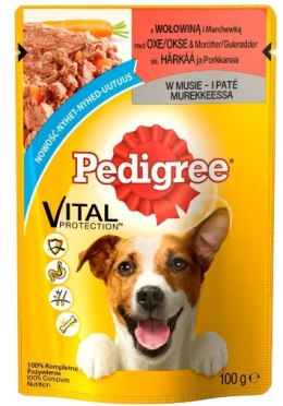 PEDIGREE wołowina w musie 100g [371233]