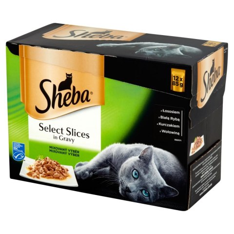 SHEBA Selection in Sauce Mix Smaków 12x85g [195984]