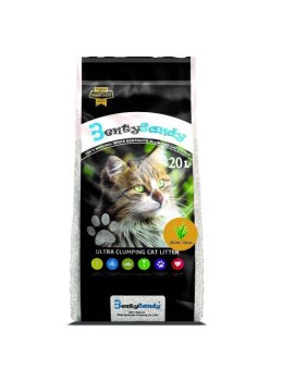 BENTY SANDY ALOE VERA Żwirek bentonitowy biały 20l