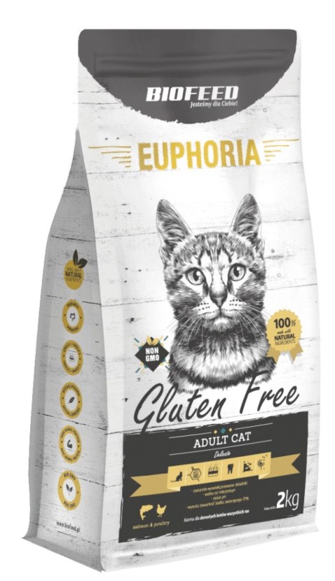 BIOFEED Euphoria ADULT Cat Gluten Free 2kg