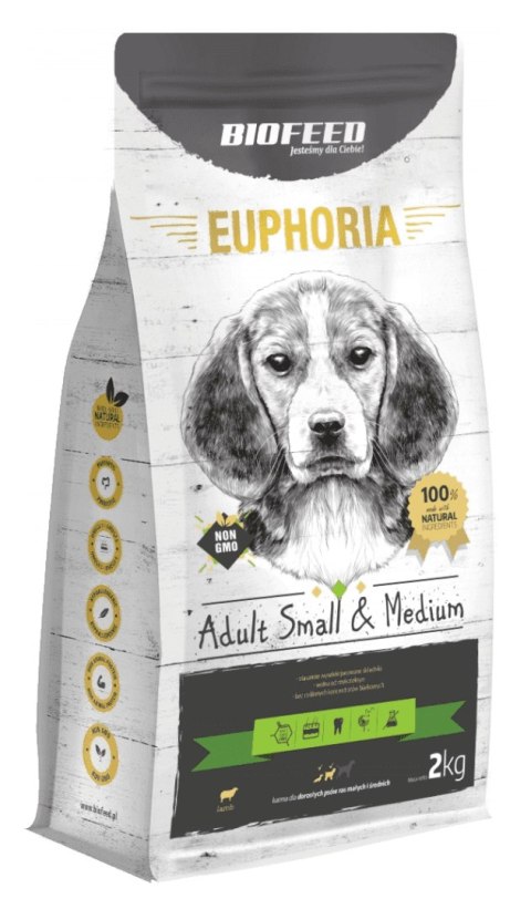 BIOFEED Euphoria Adult Small & Medium Breed - LAMB 2kg