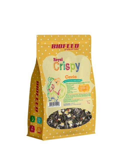 BIOFEED Royal Crispy Cavia 1kg - dla świnek morskich