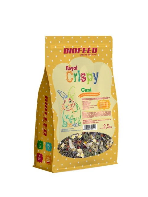 BIOFEED Royal Crispy Cuni 2,5kg - dla królików