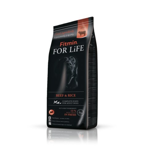 FITMIN dog For Life Beef & Rice 14kg