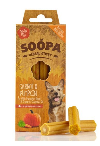 SOOPA Dental STICKS Pumpkin & Carrot (dynia i marchew) 100g