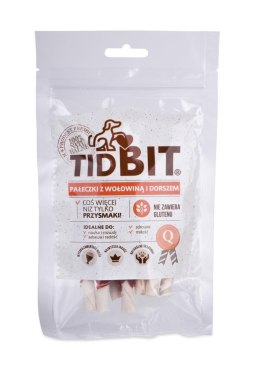 TIDBIT Pałeczki wołowe z dorszem 100g