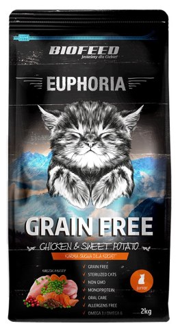 BIOFEED Euphoria JUNIOR CAT Grain Free Chicken & Potato 300g- WYCOFANE