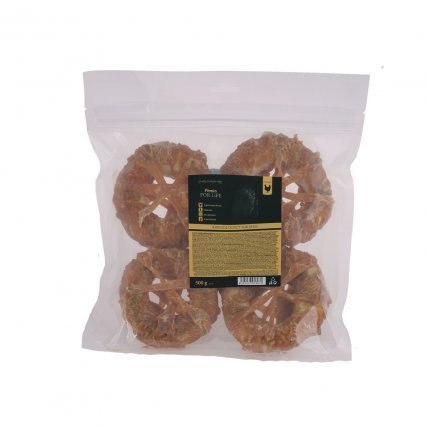 FITMIN FFL dog treat rawhide donut 500g