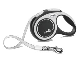 FLEXI NEW COMFORT smycz automatyczna dla psa, taśma 8m, rozm. L do 60kg, czarna