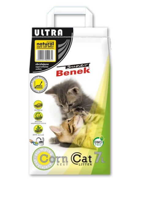 SUPER BENEK Corn Cat Ultra Naturalny 7l