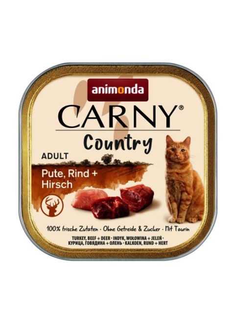 ANIMONDA CARNY COUNTRY Adult szalka z indykiem, wołowiną i jeleniem 100g