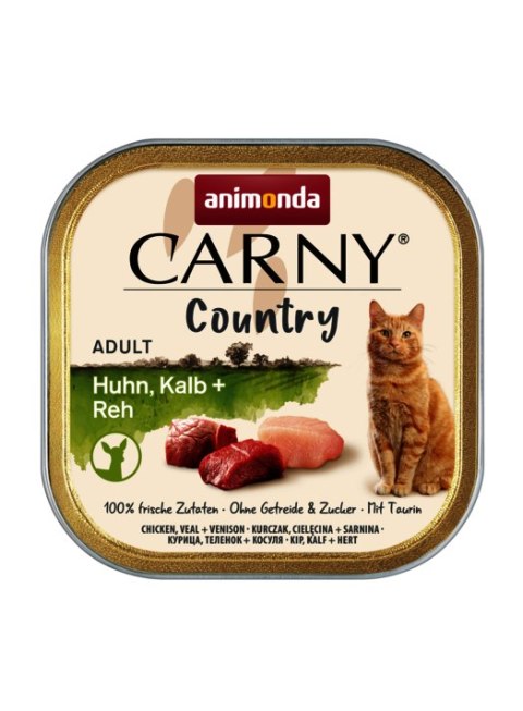 ANIMONDA CARNY COUNTRY Adult szalka z kurczakiem, cielęciną i sarniną 100g