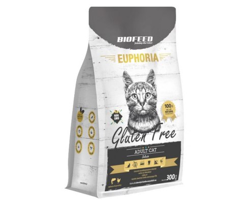 BIOFEED Euphoria Adult Cat Gluten Free 300g-WYCOFANE