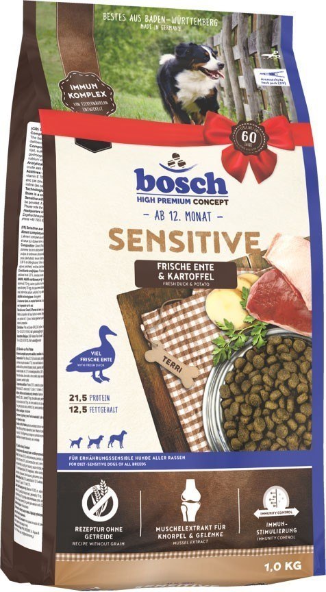 BOSCH Sensitive Kaczka & Ziemniak 1kg