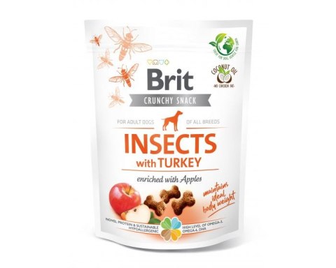 BRIT CARE Dog Crunchy Cracker Insect & Turkey 200g