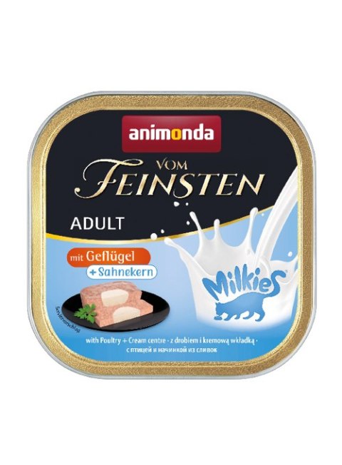 ANIMONDA Vom Feinsten Adult szalka z drobiem i farszem śmietanowym 100g