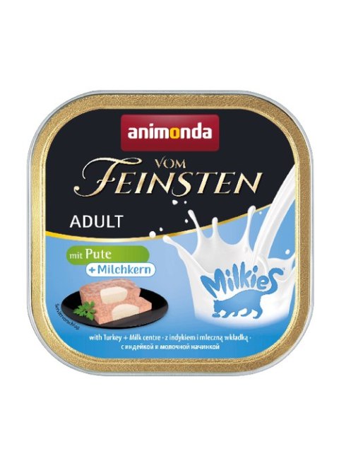 ANIMONDA Vom Feinsten Adult szalka z indykiem i farszem mlecznym 100g