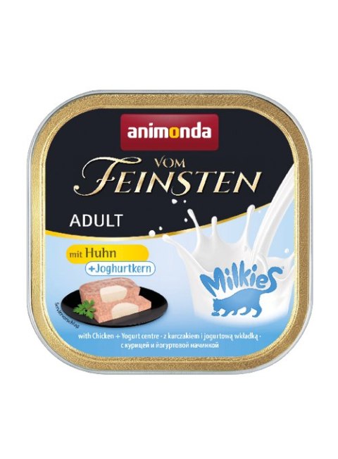 ANIMONDA Vom Feinsten Adult szalka z kurczakiem i farszem jogurtowym 100g