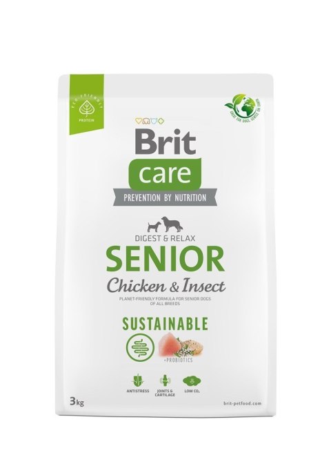 BRIT CARE Sustainable Senior Chicken & Insect 3kg