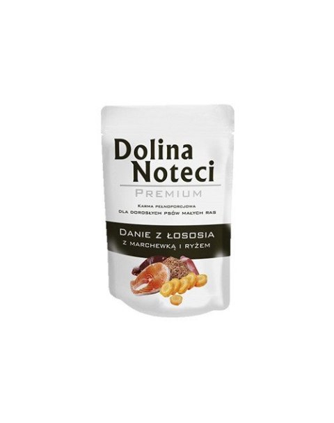 DOLINA NOTECI Danie z łososiem, marchwią i ryżem 300g
