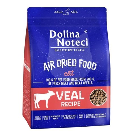 DOLINA NOTECI SUPERFOOD Danie z cielęciny karma suszona dla kota 1kg