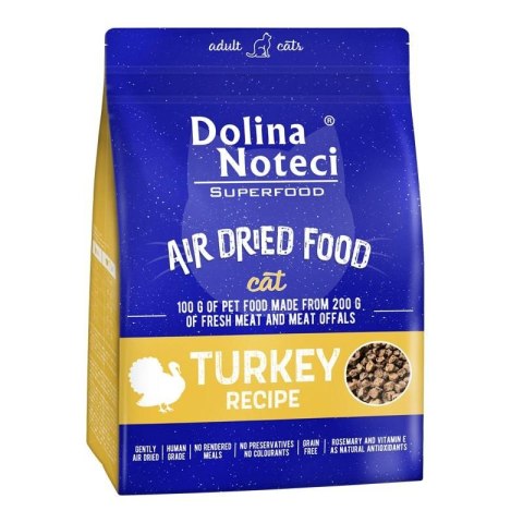 DOLINA NOTECI SUPERFOOD Danie z indyka karma suszona dla kota 1kg