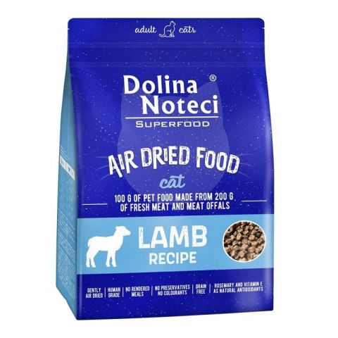 DOLINA NOTECI SUPERFOOD Danie z jagnięciny karma suszona dla kota 1kg