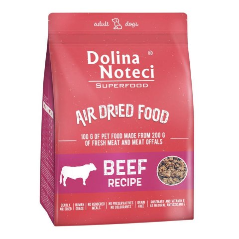 DOLINA NOTECI SUPERFOOD Danie z wołowiny karma suszona dla psa 1kg