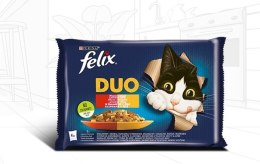 FELIX FANTASTIC DUO Wiejskie smaki saszetki dla kota w galarecie (4x85g)