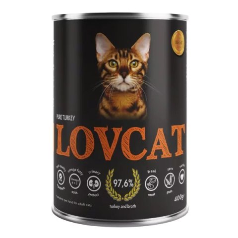 LOVCAT Pure Turkey - Indyk 400g