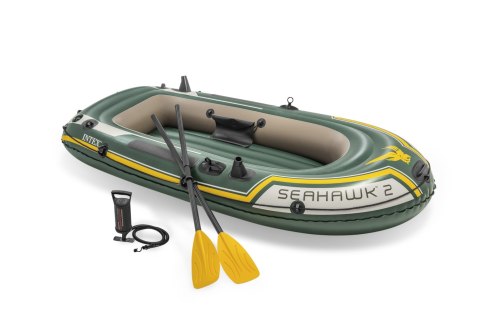 Ponton Seahawk 2 + pompka + 2 wiosła INTEX 68347