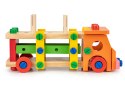 Drewniane klocki konstrukcyjne edukacyjne + narzedzia ECOTOYS