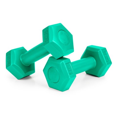 Hantle fitness zestaw hantelki ciężarki 2x 0,5 kg