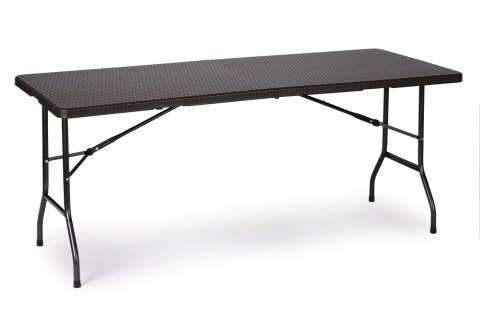 Stół cateringowy bankietowy ogrodowy składany 180 cm ratan ModernHome